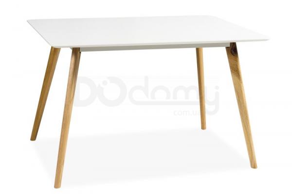Стіл SIGNAL MILAN білий/дуб 120x80, фото 1