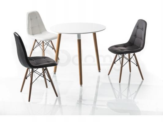 Стіл SIGNAL NOLAN III білий/Бук 80X80, фото 2