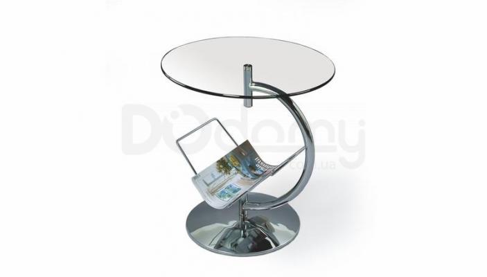 Журнальный столик HALMAR-газетница ALMA прозрачный, фото 1