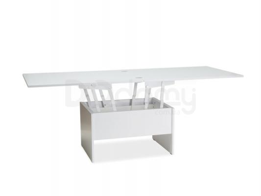 Стіл трансформер SIGNAL Costa A білий, фото 2