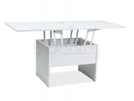Стіл трансформер SIGNAL Costa B білий, фото 2