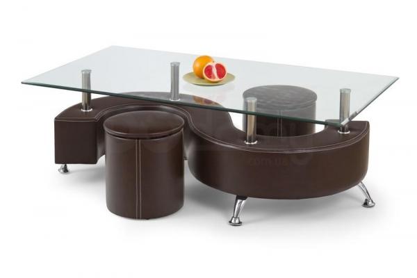 Журнальний столик HALMAR NINA 3 H венге, фото 1