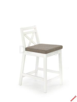 Барний стілець HALMAR Borys Low білий, фото 1