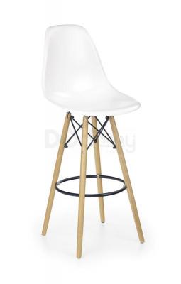 Стул барный HALMAR H-51 белый, фото 1