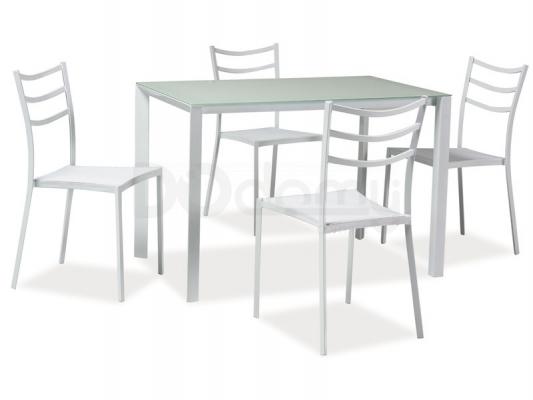 Комплект Стіл і Стільці SIGNAL Kendo білий, фото 1