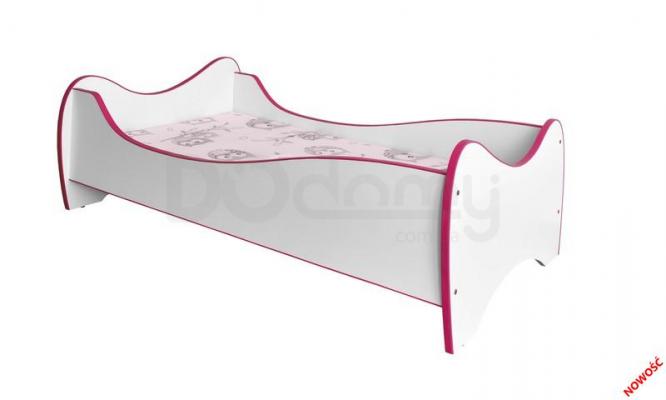 Кровать детская HALMAR Duo Белый, Розовый, фото 1