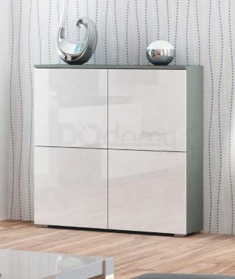 Комод HALMAR Livo KM-100| Пепельный, Белый, фото 1
