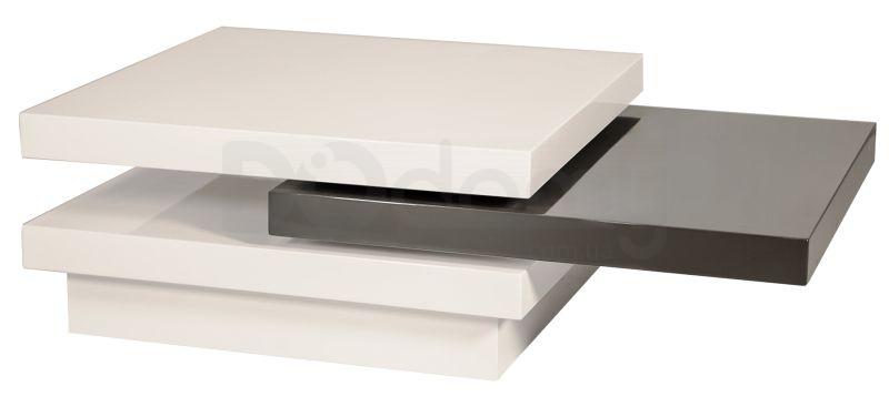 Журнальний столик SIGNAL TRISTA біло-сірий, фото 1