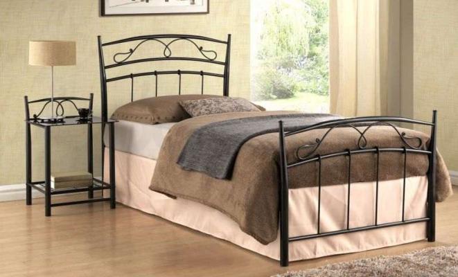 Ліжко SIGNAL Siena 90 чорний, фото 1