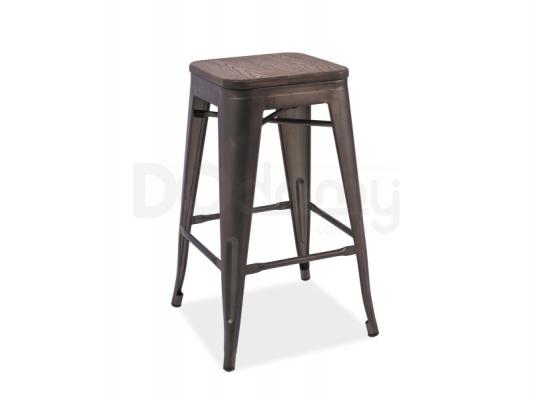 Барний стілець SIGNAL Long графіт, фото 1