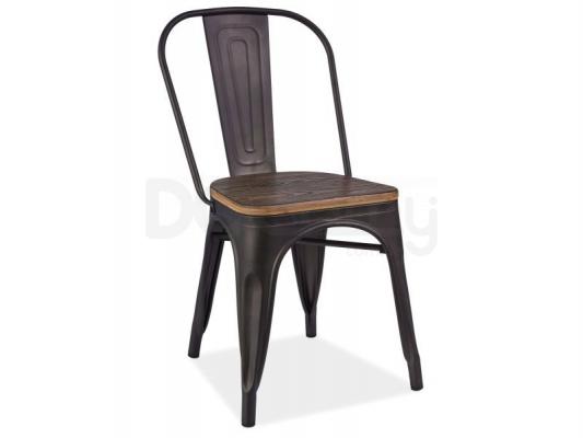 Кресло Signal Loft графит / темный орех, фото 1