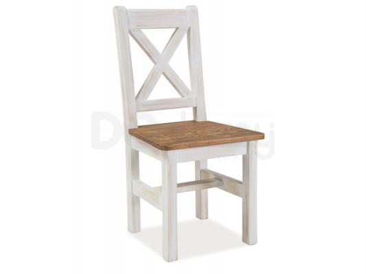 Кресло Signal Poprad медовый воск/Белый воск, фото 1