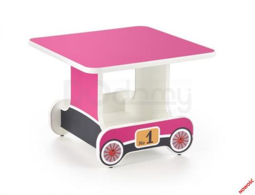 Стол детский HALMAR LOKOMO розовый, фото 1