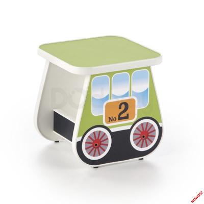 Табурет дитячий HALMAR LOKOMO зелений, фото 1