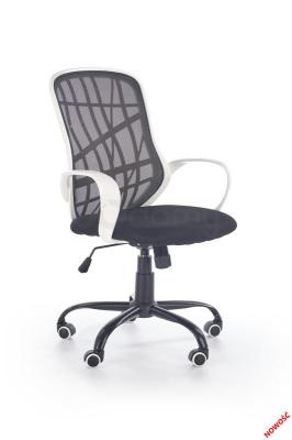 Офісний стілець HALMAR DESSERT Чорно-білий, фото 1