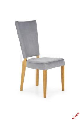 Стул HALMAR ROIS Дуб медовый, серый, фото 1