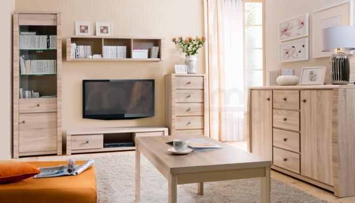 Журнальний BRW Столик Senegal LAW/110 дуб сонома, фото 2