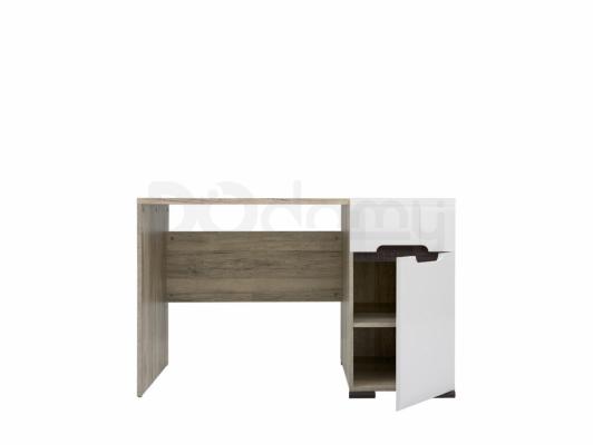 Письменый BRW стол AZTECA BIU1D1S/8/12 Дуб сан Ремо, белый, фото 2