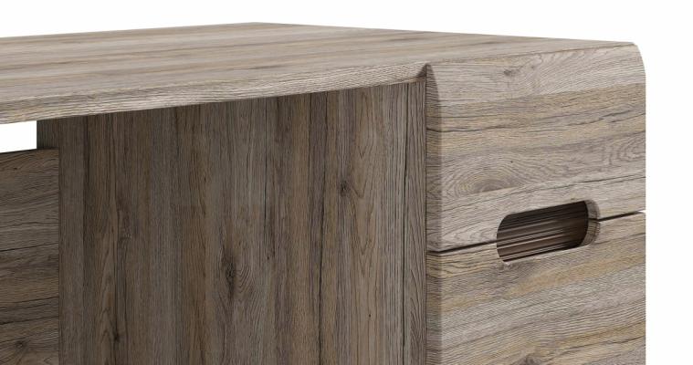 Письмовий стіл BRW AZTECA BIU1D1S/8/12 дуб сан Ремо, фото 3