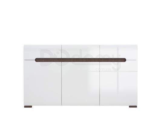 Комод BRW AZTECA KOM3D3S/8/15 білий, фото 1