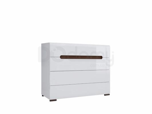 Комод BRW AZTECA KOM4S/8/11 Белый, фото 3