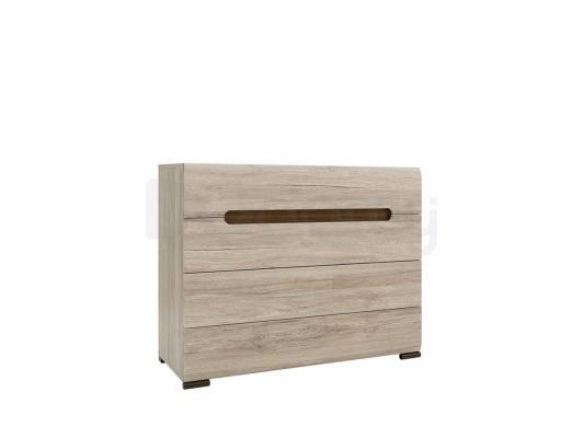 Комод BRW AZTECA KOM4S/8/11 Дуб сан ремо, фото 1