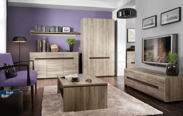 Журнальный столик AZTECA LAW/4/11I Дуб сан ремо, фото 3