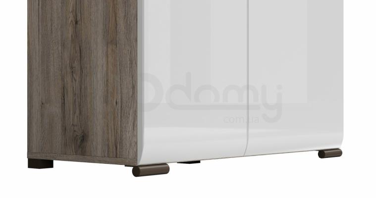 Шафа AZTECA REG1W1D/14/9 білий блиск, дуб сан Ремо, фото 4