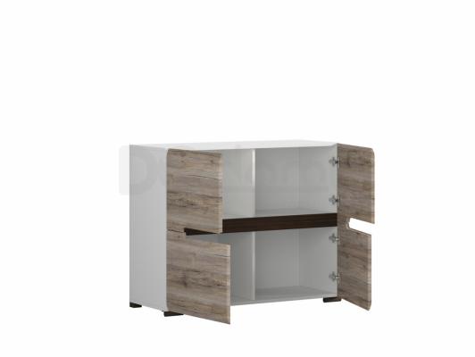 Комод AZTECA REG4D/8/11 білий, дуб сан Ремо, фото 3