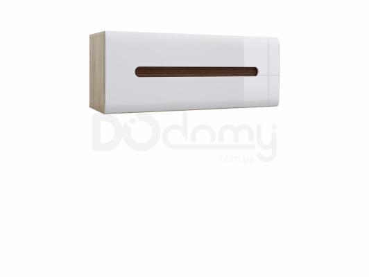 Полка BRW AZTECA SFW1K/4/11 Дуб сан Ремо, Белый блеск, фото 1