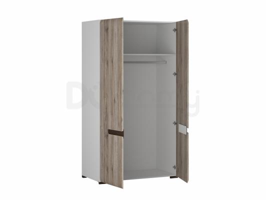 Шафа BRW AZTECA SZF2D/19/11 білий, дуб сан Ремо, фото 3