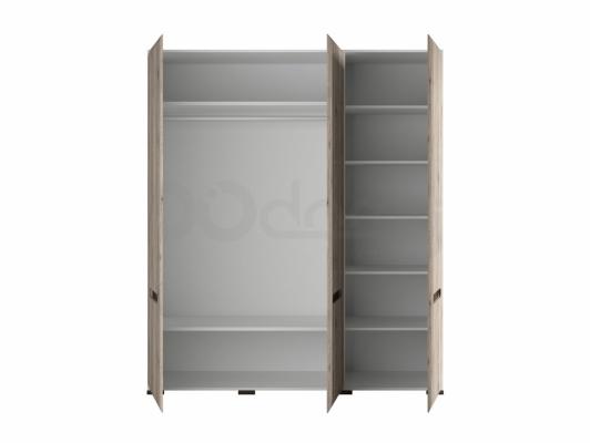 Шафа BRW AZTECA SZF3D/21/18 дуб сан Ремо, білий, фото 3