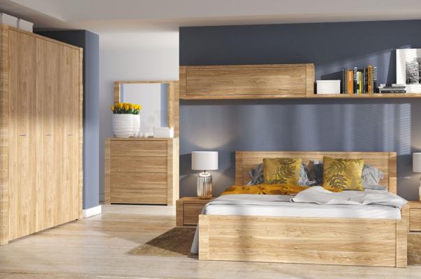 Кровать BRW Raflo LOZ/160 Орех, фото 2