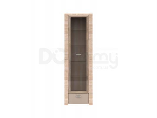 Стелаж BRW Raflo REG1W1S/19/6 Орех, Кремовый, фото 1