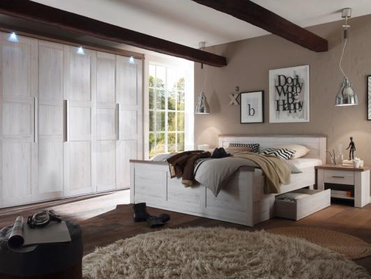 Спальня BRW Toulouse TOULOUSE (w skład zestawu wchodzą : KOM1S x 2, LOZ180, SZF5D), фото 1