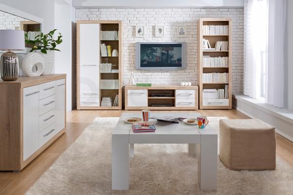 Книжкова шафа BRW Bigi REG1D2S1W, фото 2