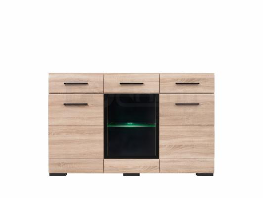 Комод BRW Fever KOM1W2D2S/9/15 Дуб Сонома, фото 1