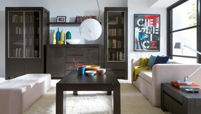 Журнальный стол BRW ŁAWA Prostokąt Венге, фото 2