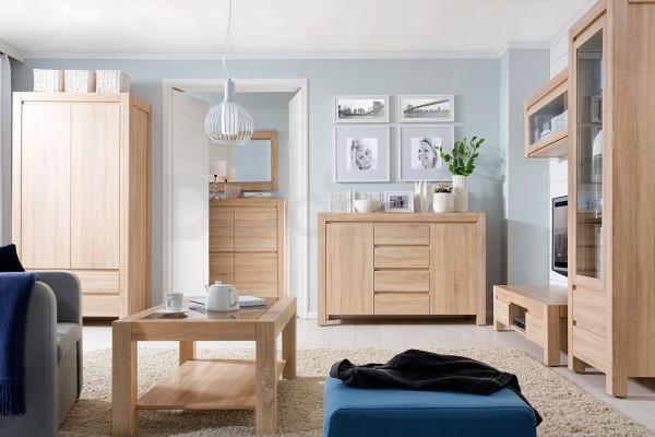 Журнальний стіл BRW STOLIK RUMBI 106/64 дуб сонома, фото 2