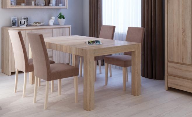 Стіл BRW STÓŁ 110/100 DAB SONOMA, фото 3