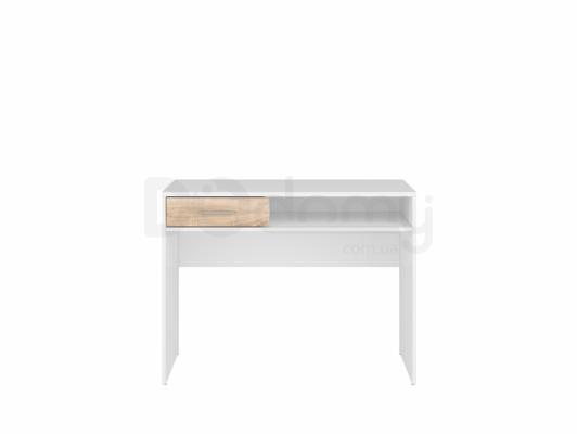 Письмовий стіл BRW NEPO BIU1S білий/дуб сонома, фото 1