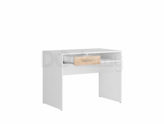 Письмовий стіл BRW NEPO BIU1S білий/дуб сонома, фото 2