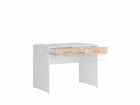 Письменный стол BRW NEPO BIU2S Белый/Дуб сонома, фото 2