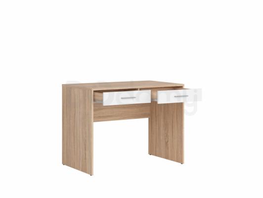 Письмовий стіл BRW NEPO BIU2S дуб сонома / білий, фото 2