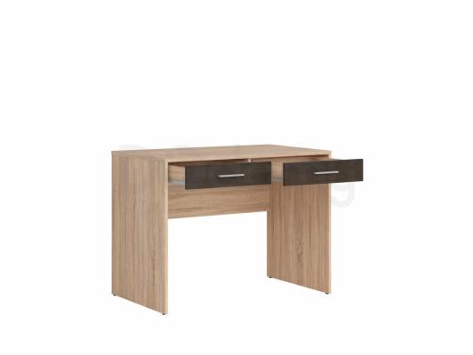 Письменный стол BRW NEPO BIU2S Дуб сонома/ Венге, фото 2