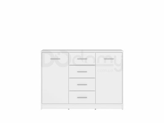 Комод BRW NEPO KOM2D4S Белый, фото 1