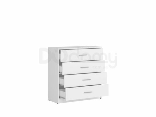 Комод BRW NEPO KOM4S Белый, фото 2