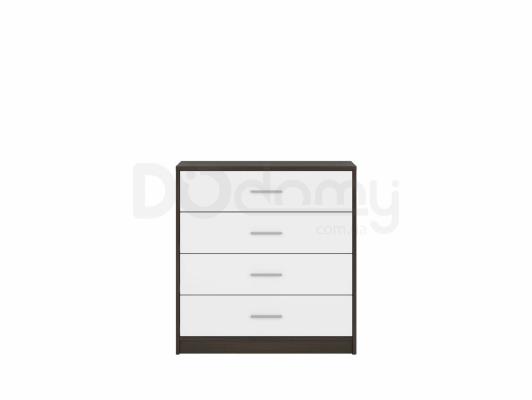 Комод BRW NEPO KOM4S Венге/білий мат, фото 1