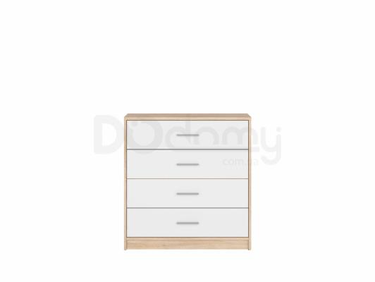 Комод BRW NEPO KOM4S дуб сонома/білий, фото 1