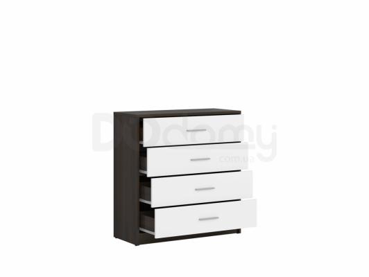 Комод BRW NEPO KOM4S Венге/білий мат, фото 2